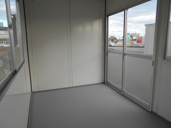 福島県いわき四倉店/展示場の新棟ユニットハウス・プレハブ・コンテナハウス38MSL(2.43坪)の本体の内観