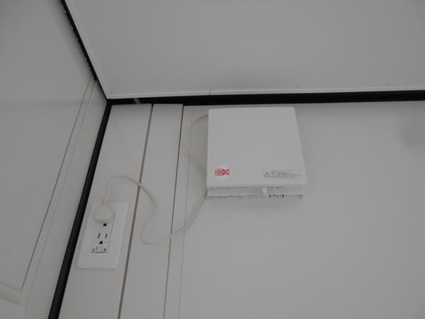 福島県いわき四倉店/展示場の新棟ユニットハウス・プレハブ・コンテナハウス38MSL(2.43坪)の各設備の換気扇