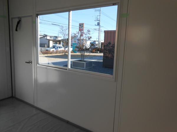 群馬県館林店/展示場の新棟ユニットハウス・プレハブ・コンテナハウス38MSL(2.43坪)の本体の内観