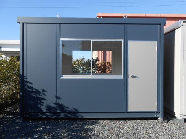 群馬県館林店/展示場の新棟ユニットハウス・プレハブ・コンテナハウス38MSL(2.43坪)の本体の外観