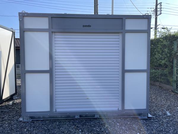 茨城県神栖店/展示場の新棟ユニットハウス・プレハブ・コンテナハウスPanda3.0 PS3K(1.60坪)の本体の外観