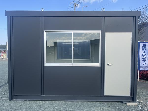 福岡県福岡東店/展示場の新棟ユニットハウス・プレハブ・コンテナハウス38MSL(2.43坪)の本体の外観