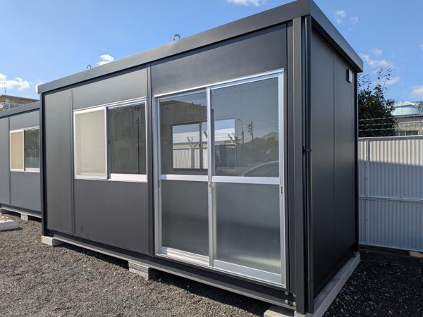 愛媛県松山出張所/総合展示場の新棟ユニットハウス・プレハブ・コンテナハウス47MSL(3.02坪)の本体の外観