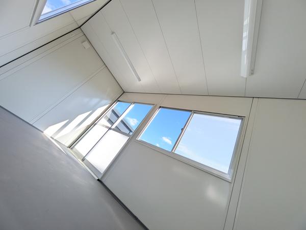 愛媛県松山出張所/総合展示場の新棟ユニットハウス・プレハブ・コンテナハウス47MSL(3.02坪)の各設備の照明器具