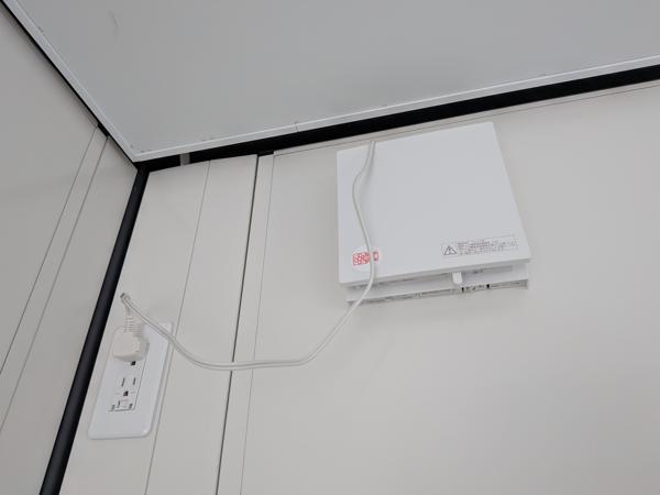 愛媛県松山出張所/総合展示場の新棟ユニットハウス・プレハブ・コンテナハウス47MSL(3.02坪)の各設備の換気扇