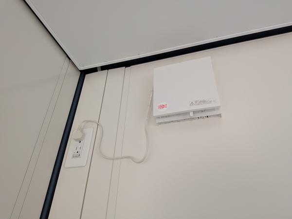 愛媛県松山出張所/総合展示場の新棟ユニットハウス・プレハブ・コンテナハウス38MSL(2.43坪)の各設備の換気扇