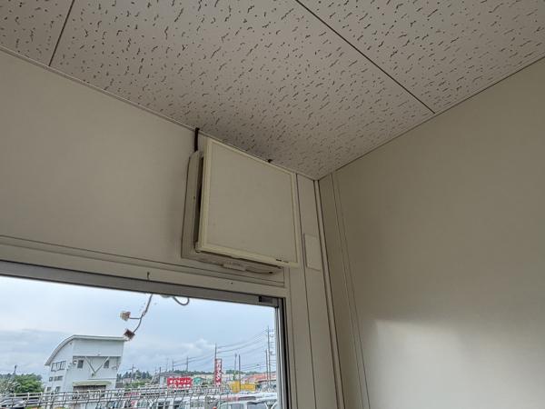 茨城県小美玉店/展示場の新棟ユニットハウス・プレハブ・コンテナハウス56MSLL(7.38坪)の各設備の換気扇