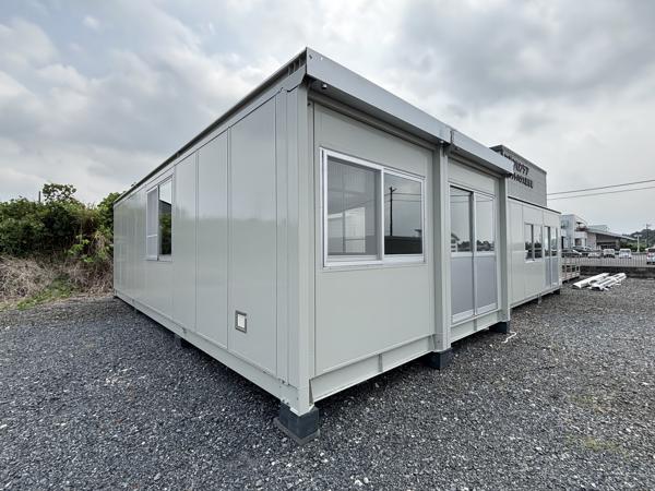 茨城県小美玉店/展示場の中古ユニットハウス・プレハブ・コンテナハウスCT-90J(12.75坪)の本体の外観