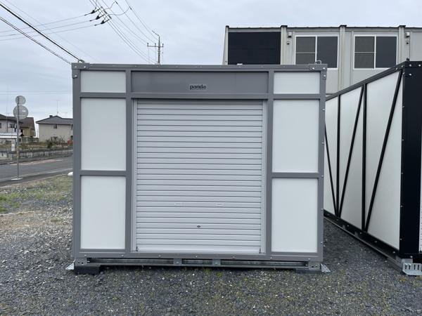 茨城県小美玉店/展示場の新棟ユニットハウス・プレハブ・コンテナハウスPanda3.0 PS3K(1.60坪)の本体の外観