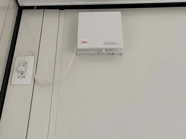 埼玉県草加店/展示場の新棟ユニットハウス・プレハブ・コンテナハウス38MSL(2.43坪)の各設備の換気扇