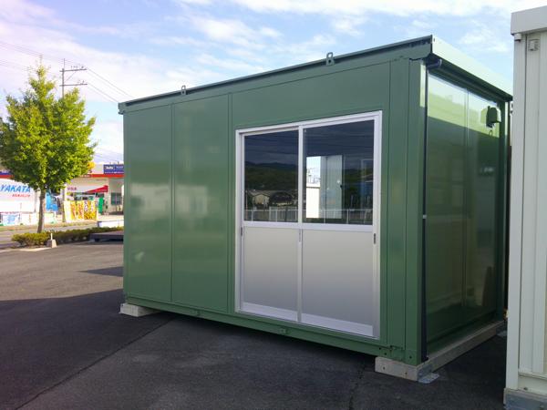 京都府木津川店/展示場の中古ユニットハウス・プレハブ・コンテナハウスCT-41J(2.83坪)の本体の外観