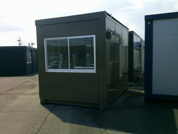 京都府木津川店/展示場の中古ユニットハウス・プレハブ・コンテナハウスCT-32J(2.16坪)の本体の外観