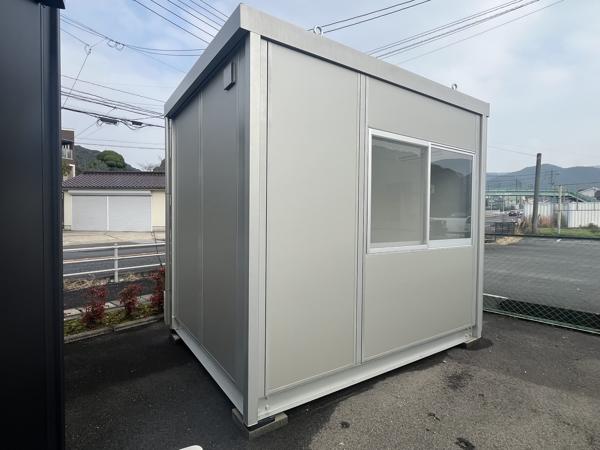長崎県長崎店/展示場の新棟ユニットハウス・プレハブ・コンテナハウス29MSL(1.84坪)の本体の外観
