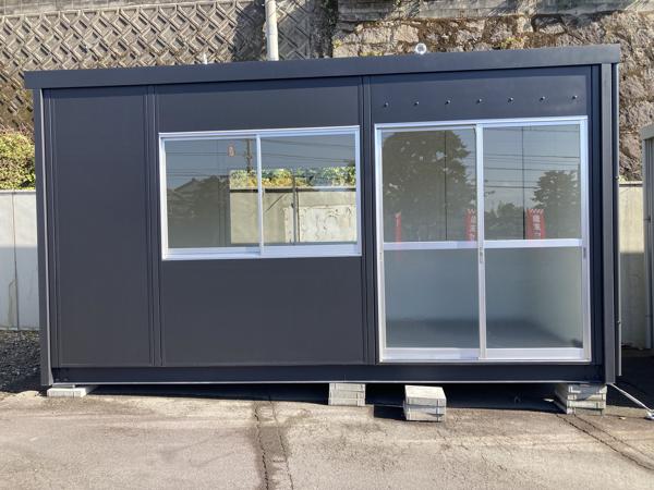 鹿児島県鹿児島出張所/展示場の新棟ユニットハウス・プレハブ・コンテナハウス47MSL(3.02坪)の本体の外観