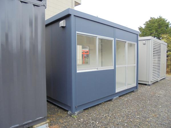 岐阜県大垣店/展示場の新棟ユニットハウス・プレハブ・コンテナハウス38MSL(2.43坪)の本体の外観