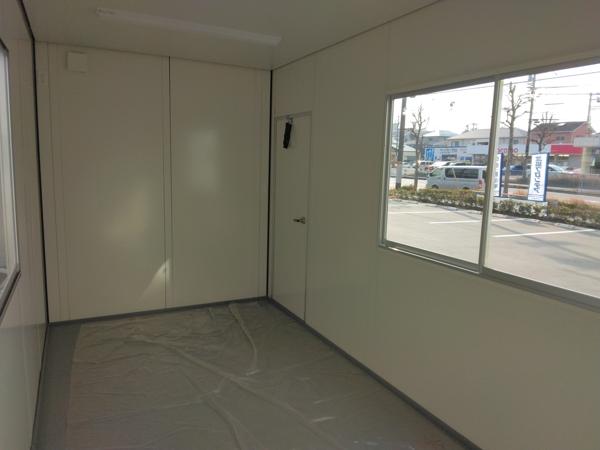 愛知県岡崎中央店/展示場の新棟ユニットハウス・プレハブ・コンテナハウス47MSL(3.02坪)の本体の内観