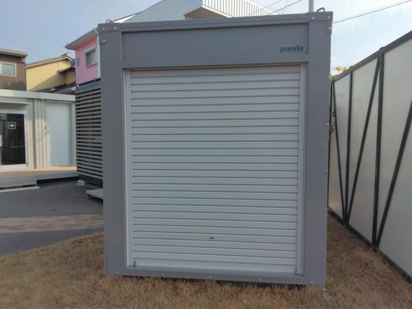 愛知県岡崎中央店/展示場の新棟ユニットハウス・プレハブ・コンテナハウスPanda2.0 PS2(1.06坪)の本体の外観