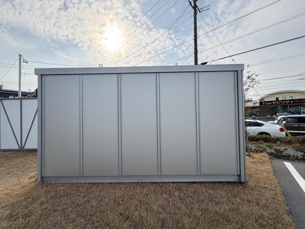 愛知県岡崎中央店/展示場の新棟ユニットハウス・プレハブ・コンテナハウス47MSL(3.02坪)の本体の外観
