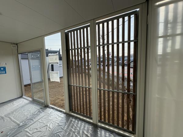 愛知県岡崎中央店/展示場の新棟ユニットハウス・プレハブ・コンテナハウス47MSL(3.02坪)の本体の内観