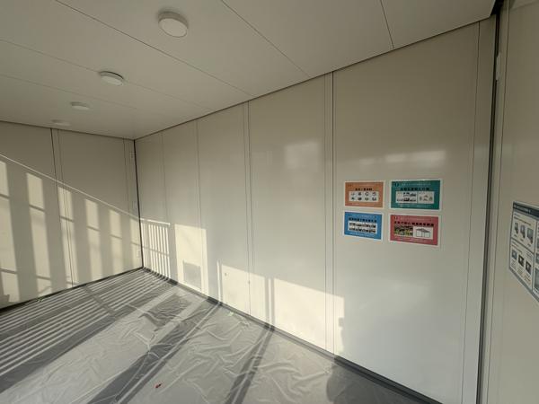 愛知県岡崎中央店/展示場の新棟ユニットハウス・プレハブ・コンテナハウス47MSL(3.02坪)の本体の内観