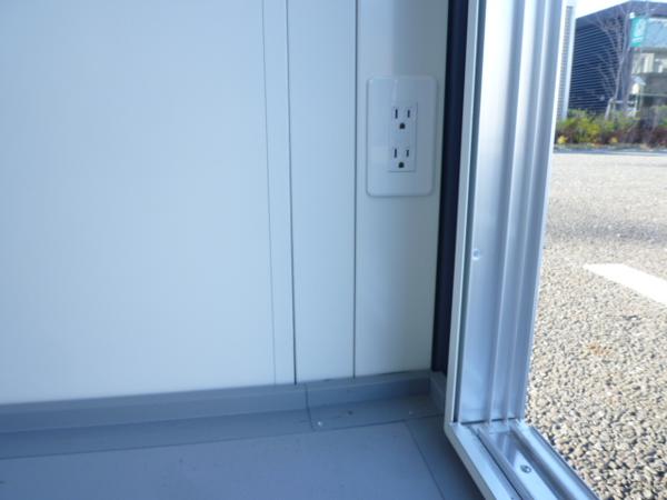 青森県八戸店/展示場の新棟ユニットハウス・プレハブ・コンテナハウス47MSL(3.02坪)の各設備のコンセント
