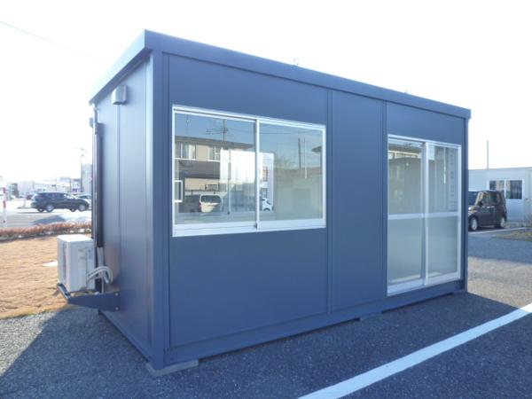 青森県八戸店/展示場の新棟ユニットハウス・プレハブ・コンテナハウス47MSL(3.02坪)の本体の外観