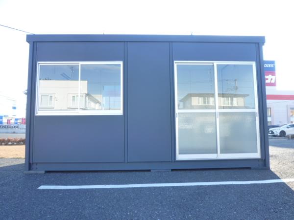 青森県八戸店/展示場の新棟ユニットハウス・プレハブ・コンテナハウス47MSL(3.02坪)の本体の外観