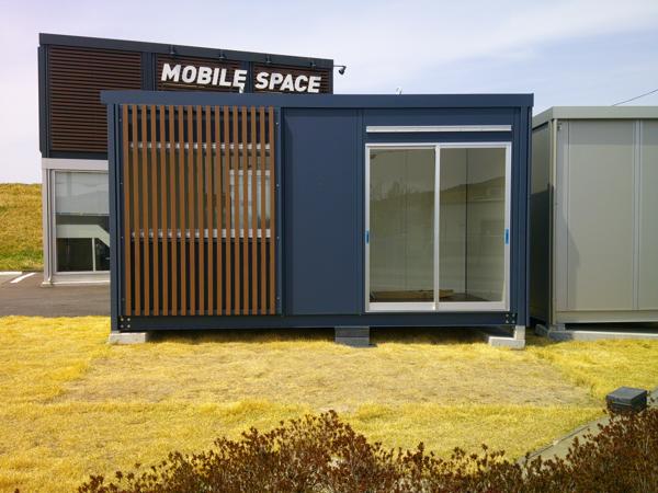 京都府木津川店/展示場の新棟ユニットハウス・プレハブ・コンテナハウス47MSL(3.02坪)の本体の外観