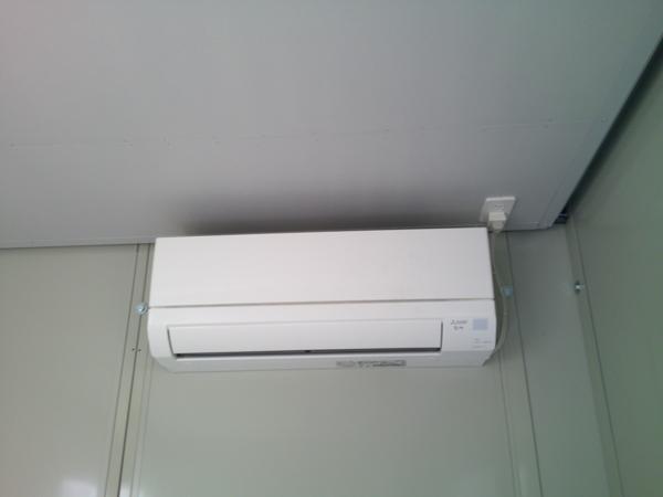 京都府木津川店/展示場の中古ユニットハウス・プレハブ・コンテナハウスCT-41J(2.83坪)の各設備のエアコン
