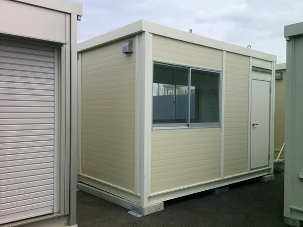 京都府木津川店/展示場の新棟ユニットハウス・プレハブ・コンテナハウス3MSD(2.40坪)の本体の外観