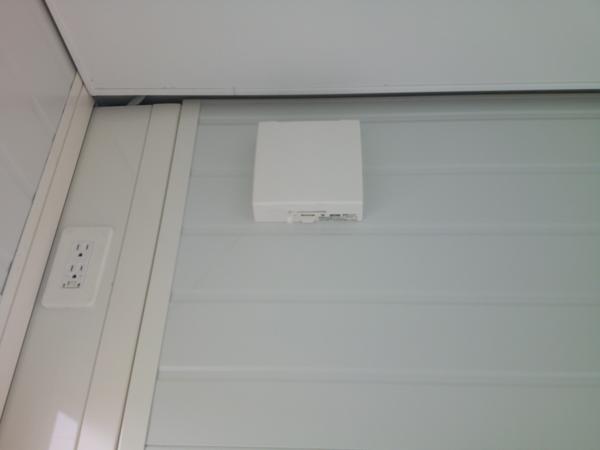 京都府木津川店/展示場の新棟ユニットハウス・プレハブ・コンテナハウス3MSD(2.40坪)の各設備の換気扇