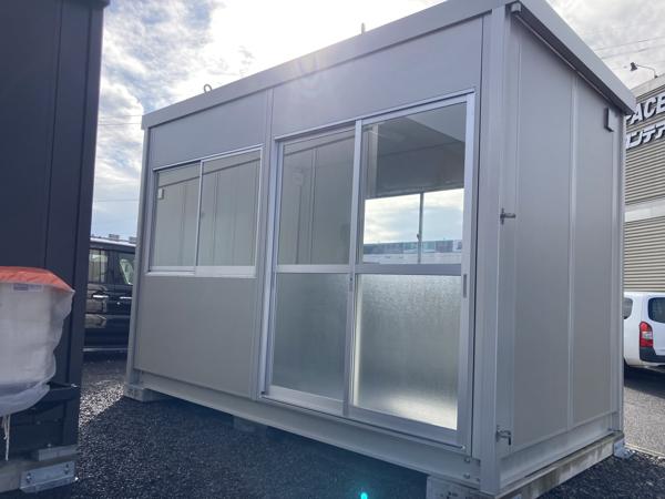 愛知県一宮店/展示場の新棟ユニットハウス・プレハブ・コンテナハウス38MSL(2.43坪)の本体の外観