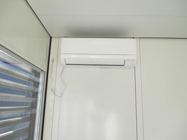 岩手県一関店/展示場の新棟ユニットハウス・プレハブ・コンテナハウス47MSL(3.02坪)の各設備のエアコン