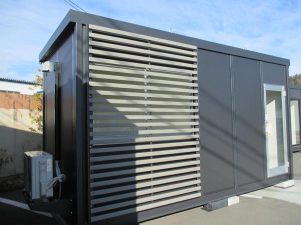 岩手県一関店/展示場の新棟ユニットハウス・プレハブ・コンテナハウス47MSL(3.02坪)の本体の外観