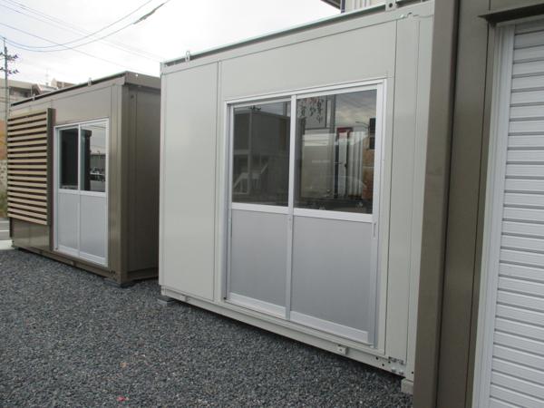 岩手県一関店/展示場の中古ユニットハウス・プレハブ・コンテナハウスCT-32J(2.16坪)の本体の外観