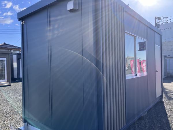 栃木県矢板店/展示場の新棟ユニットハウス・プレハブ・コンテナハウス47MSL(3.02坪)の本体の外観