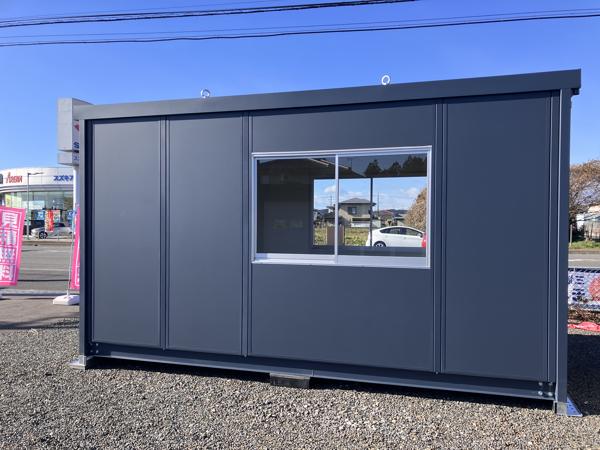 栃木県矢板店/展示場の新棟ユニットハウス・プレハブ・コンテナハウス47MSL(3.02坪)の本体の外観