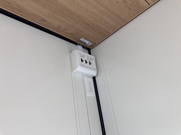 栃木県矢板店/展示場の新棟ユニットハウス・プレハブ・コンテナハウス47MSL(3.02坪)の各設備の分電盤