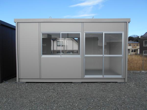 福島県いわき四倉店/展示場の新棟ユニットハウス・プレハブ・コンテナハウス47MSL(3.02坪)の本体の外観