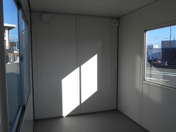 福島県いわき四倉店/展示場の新棟ユニットハウス・プレハブ・コンテナハウス38MSL(2.43坪)の本体の内観