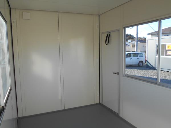 福島県いわき四倉店/展示場の新棟ユニットハウス・プレハブ・コンテナハウス38MSL(2.43坪)の本体の内観