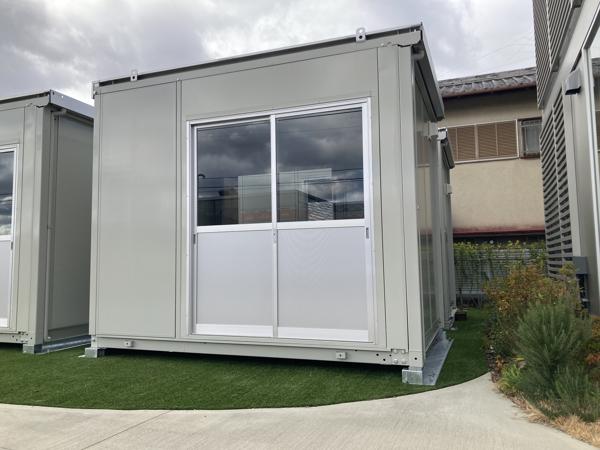 奈良県奈良店/展示場の中古ユニットハウス・プレハブ・コンテナハウスCT-32J(2.16坪)の本体の外観