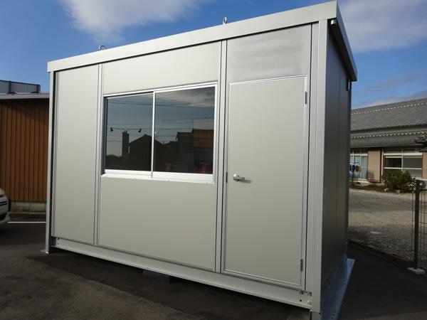 愛知県岡崎店/展示場の新棟ユニットハウス・プレハブ・コンテナハウス38MSL(2.43坪)の本体の外観