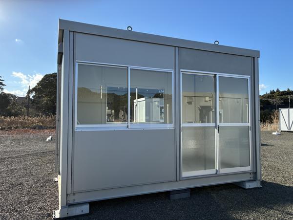 千葉県いすみ店/展示場の新棟ユニットハウス・プレハブ・コンテナハウス38MSL(2.43坪)の本体の外観