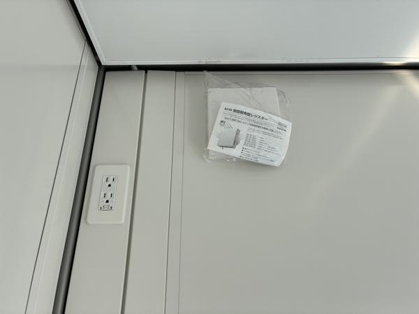 千葉県いすみ店/展示場の新棟ユニットハウス・プレハブ・コンテナハウス38MSL(2.43坪)の各設備の給気口