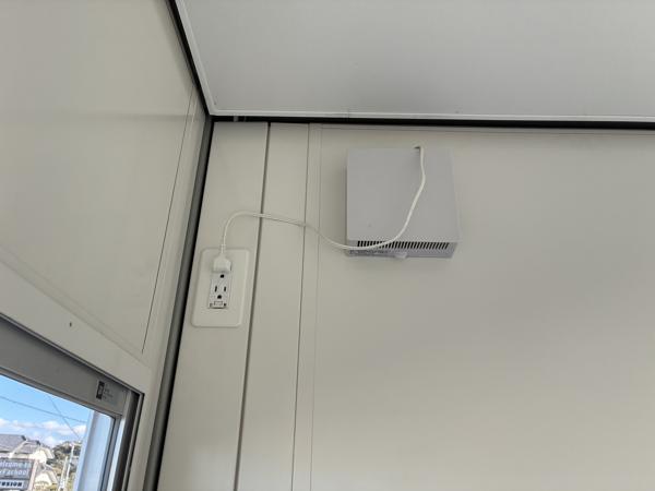 千葉県いすみ店/展示場の新棟ユニットハウス・プレハブ・コンテナハウス38MSL(2.43坪)の各設備の換気扇