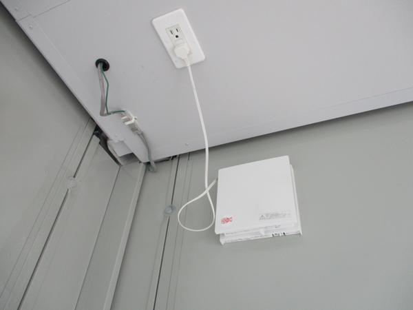 京都府亀岡店/展示場の中古ユニットハウス・プレハブ・コンテナハウスCT-32J(2.16坪)の各設備の換気扇