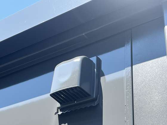 福井県 2.83坪 中古 CT-41J　外観 パイプファン外側