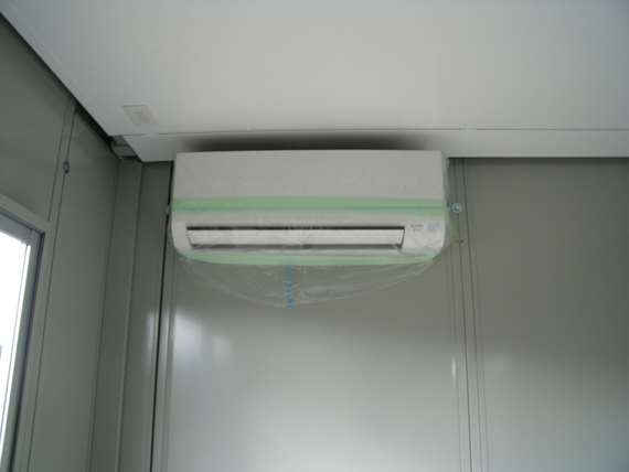 埼玉県 3.90坪 新棟 MSトレーラー CT-54J AC付 内観 エアコン