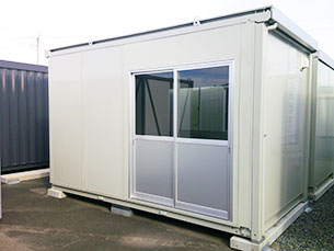 京都府 ユニットハウス・プレハブ 2.83坪 CT-41J AC付 標準色